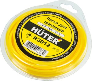 Леска для садовых триммеров Huter R3012 d=3мм L=12м для Huter GGT-1900S (T) (71/2/1)