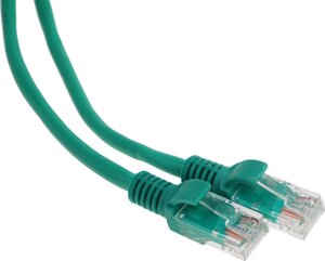 Патч-корд Premier PP12-1M/G 1000Гбит/с UTP 4 пары cat. 5E CCA molded 1м зеленый RJ-45 (m)-RJ-45 (m)