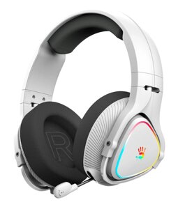 Наушники с микрофоном A4Tech Bloody MR710 серый 1.5м мониторные BT/Radio оголовье (MR710 GREY) в Москве от компании Техника в дом