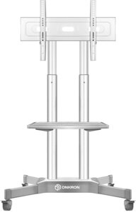 Стойка для телевизора Onkron TS1351 белый 32"-65" макс. 50кг напольный мобильный