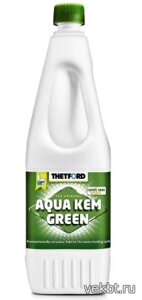 Жидкость для портативного биотуалета Aqua Kem Green в Москве от компании Техника в дом