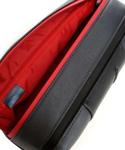 Косметичка Piquadro Urban BY3880UB00/GRN черный/серый натур. кожа