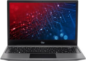Ноутбук IRU Tactio 14RLH Ryzen 5 7430U 16Gb SSD512Gb AMD Radeon Graphics 14" IPS FHD (1920x1080) FreeDOS grey WiFi BT