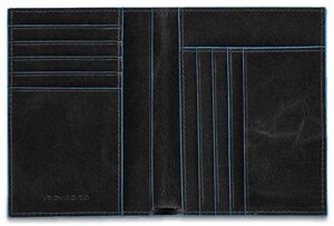 Кошелек мужской Piquadro Blue Square PU1393B2/N черный натур. кожа