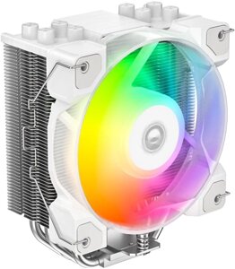 Устройство охлаждения (кулер) ID-Cooling SE-214-XT DF ARGB Soc-AM5/AM4/1200/1700/1851 белый 4-pin 31.5dB Al+Cu 180W