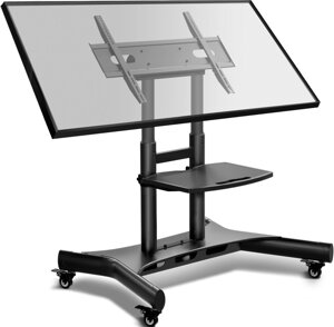 Стойка для телевизора Onkron TS1380 черный 50"-83" макс. 70кг напольный мобильный