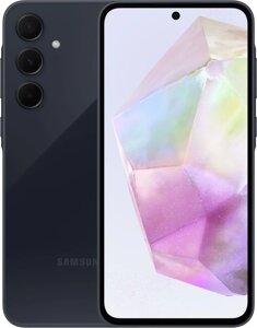 Смартфон Samsung SM-A356E Galaxy A35 5G 256Gb 8Gb темно-синий моноблок 3G 4G 6.6" 1080x2340 Android 14 50Mpix 802.11