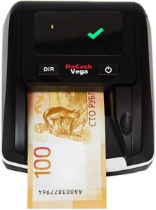 Детектор банкнот DoCash Vega T автоматический рубли АКБ в Москве от компании Техника в дом
