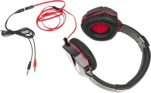 Наушники с микрофоном A4Tech Bloody G500 черный/красный 1.5м мониторные оголовье (A4TECH G500)