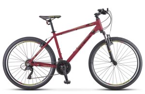 Велосипед горный Navigator 590 V 26"-18 K010 бордовый/салатовый