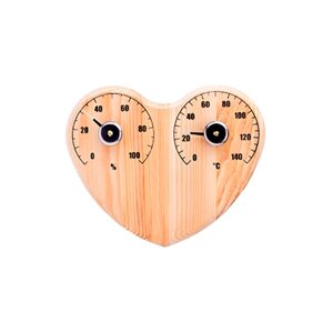 Термометр для сауны банная станция + гигрометр сердце