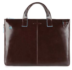 Сумка для ноутбука Piquadro Blue Square CA4021B2/MO коричневый натур. кожа