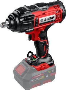 Гайковерт Зубр ГУЛ-410 аккум. патрон: квад. 1/2"
