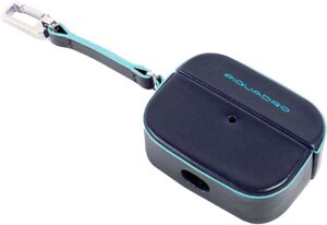 Чехол для наушников Piquadro Blue Square AC5308B2/BLU2 синий натур. кожа