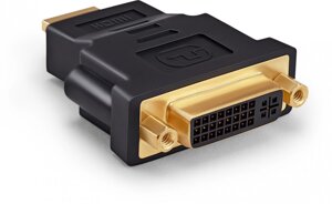 Переходник Buro DVI-I (f) HDMI (m) (HDMI-19M-DVI-I (F)-ADPT) черный