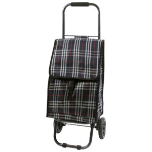 Тележка с сумкой Рыжий кот D203ECO Tartan до 30 кг