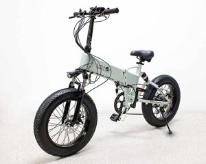 Электровелосипед GreenCamel 7скоростей 2х-подвес (серый, черный)