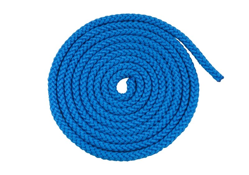 Скакалка для художественной гимнастики одноцветная 3м синий от компании Техника в дом - фото 1