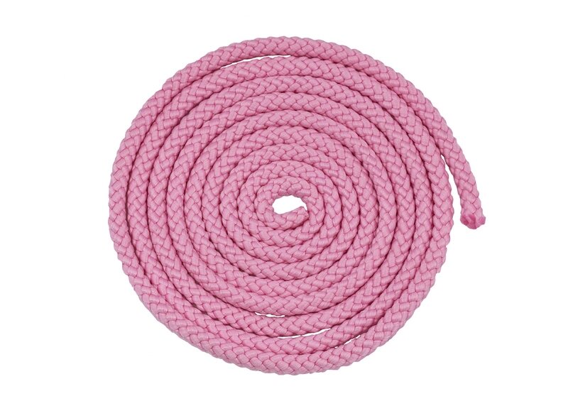 Скакалка для художественной гимнастики одноцветная 3м светло-розовый от компании Техника в дом - фото 1
