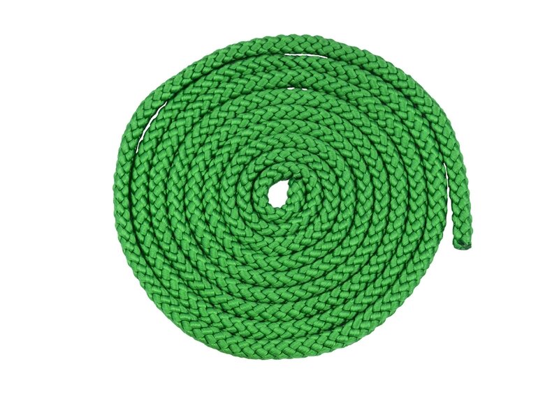 Скакалка для художественной гимнастики одноцветная 3м зеленый от компании Техника в дом - фото 1