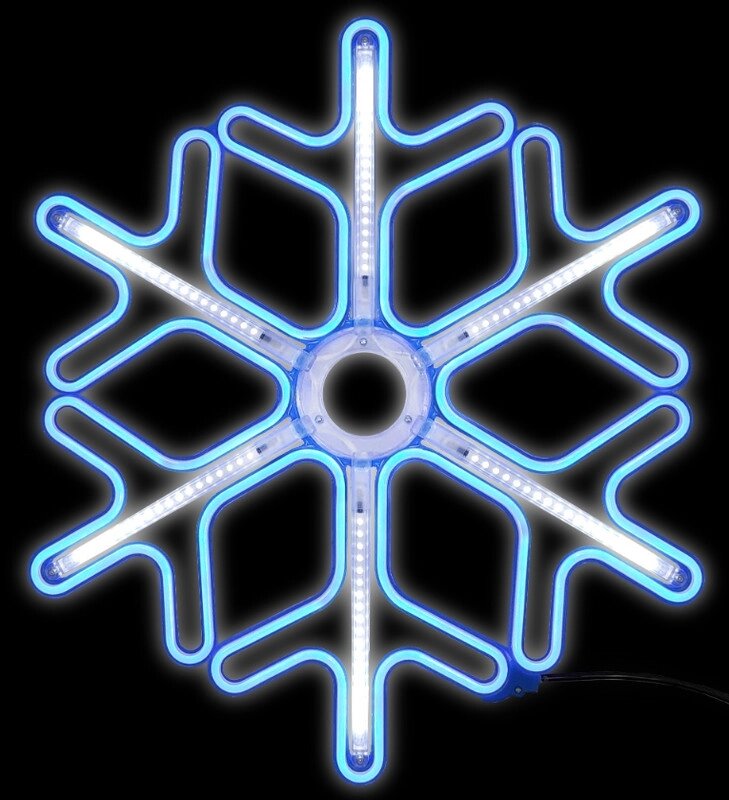 Уличная светодиодная фигура снежинка (6059-11) от компании Техника в дом - фото 1