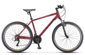 Велосипед горный Navigator 590 V 26"16 K010 бордовый/салатовый