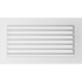 Вентиляционная решетка белая с задвижкой (17*30) 30BX от компании Техника в дом - фото 1