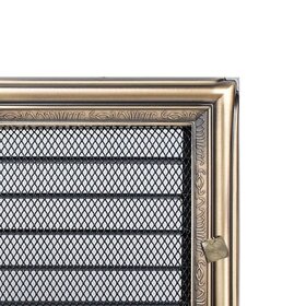 Вентиляционная решетка Рустик с задвижкой (17*17) 17RX от компании Техника в дом - фото 1