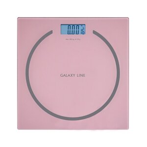 Весы напольные электронные Galaxy LINE GL 4815 Розовые