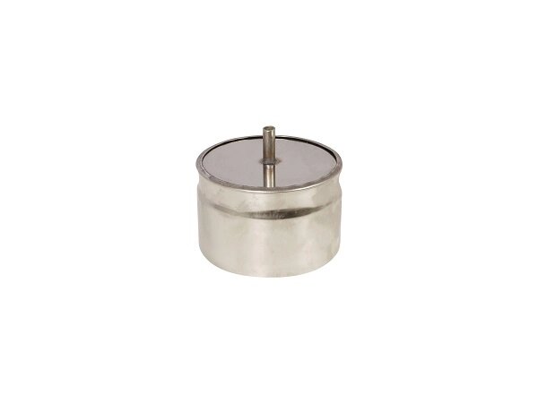 Заглушка конденсатоотвод нержавейка (AISI 304/0,5 мм) д. 120 от компании Техника в дом - фото 1