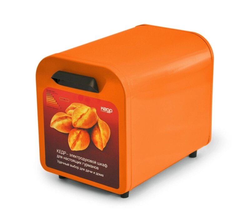 Жарочный шкаф Кедр ШЖ- 0,625/220 оранжевый с 2 поддонами от компании Техника в дом - фото 1