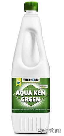 Жидкость для портативного биотуалета Aqua Kem Green от компании Техника в дом - фото 1