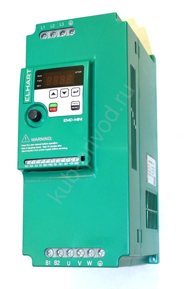 EMD-MINI – 110 T Преобразователь частоты ELHART (11 кВт, 24А, 380В, встр. ПИД-регулятор, 4 дискр. входа (NPN) - обзор