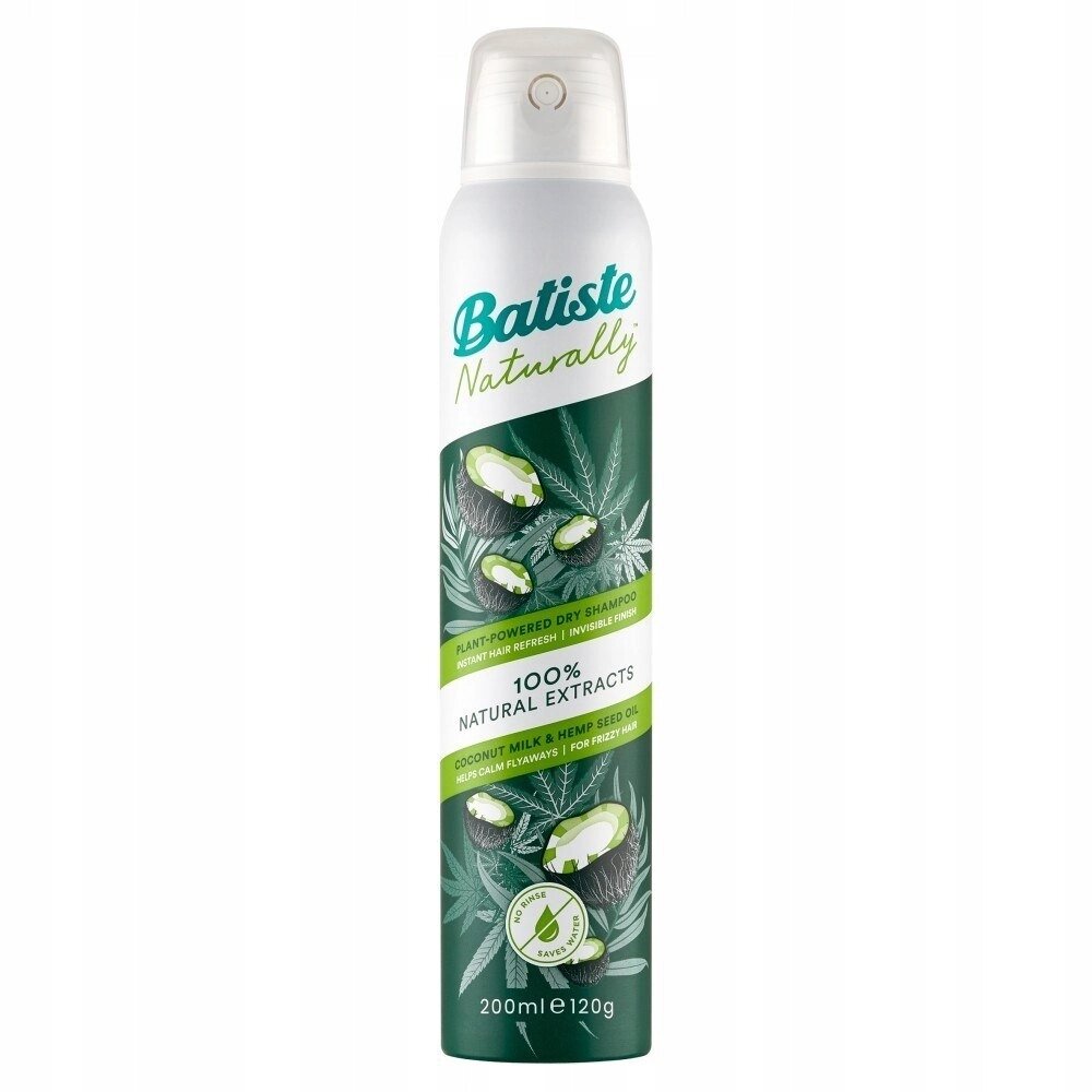 Batiste Naturally Coconat Milk & Hemp Seed (кокосовое молоко и масло семян конопли) - сухой шампунь, 200 мл. от компании Интернет-магазин "Well-cosmetics" - фото 1