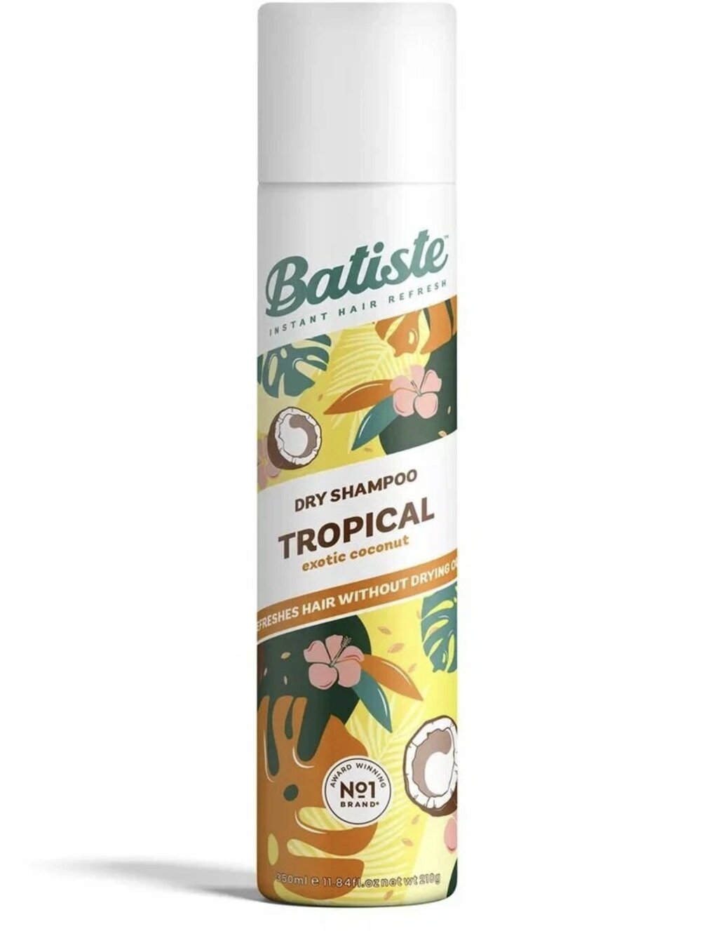 Batiste Tropical - сухой шампунь (кокос и экзотика), 350 мл. от компании Интернет-магазин "Well-cosmetics" - фото 1