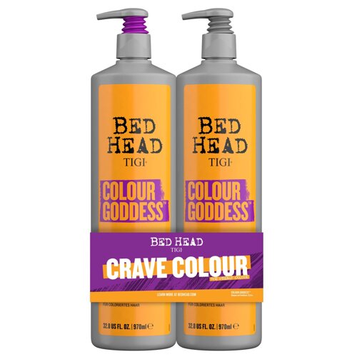 Bed Head Colour Goddess Kit - шампунь и кондиционер для окрашенных волос, 2х970 мл.