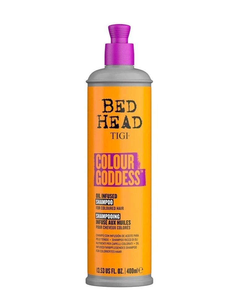 Bed Head Colour Goddess Oil Infused Shampoo - шампунь для окрашенных волос, 400 мл. от компании Интернет-магазин "Well-cosmetics" - фото 1