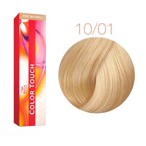 Color Touch 10/01 (яркий блонд натуральный пепельный) - тонирующая краска для волос, 60 мл.