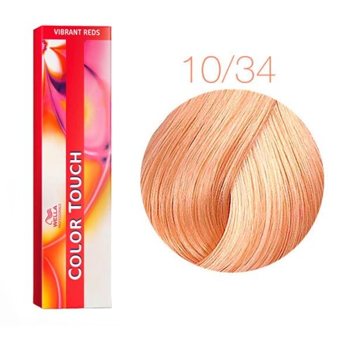 Color Touch 10/34 (яркий блонд золотистый красный) - тонирующая краска для волос, 60 мл.