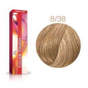 Color Touch 8/38 (светлый блонд золотой жемчуг) - тонирующая краска для волос, 60 мл.