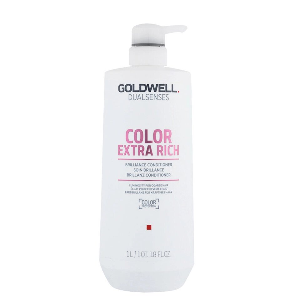 Goldwell Color Extra Rich Conditioner - интенсивный кондиционер для блеска окрашенных волос, 1000 мл. от компании Интернет-магазин "Well-cosmetics" - фото 1