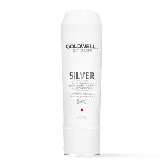 Goldwell Dualsenses Silver Conditioner - корректирующий кондиционер для седых и светлых волос, 200 мл. от компании Интернет-магазин "Well-cosmetics" - фото 1