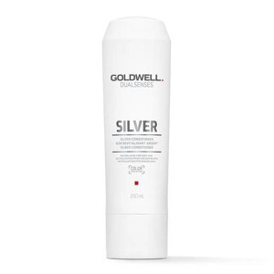 Goldwell Dualsenses Silver Conditioner - корректирующий кондиционер для седых и светлых волос, 200 мл.