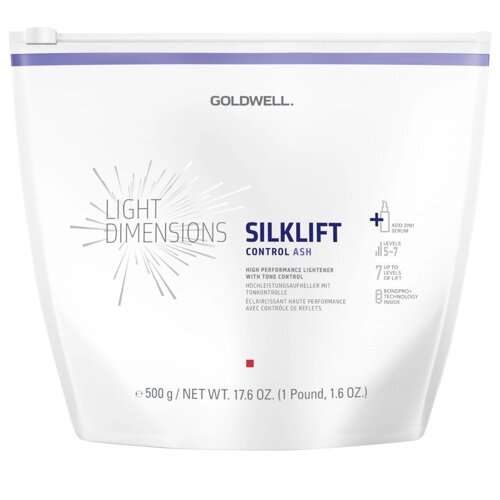 Goldwell LifghtDimensions SilkLift Control Ash Level 5-7 - осветляющий порошок, 500 гр.