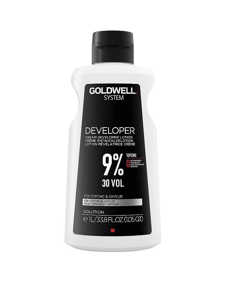 Goldwell System Cream Developer Lotion 9% 30Vol (Topchic & Oxycur) - Окислитель для краски, 1000мл. от компании Интернет-магазин "Well-cosmetics" - фото 1