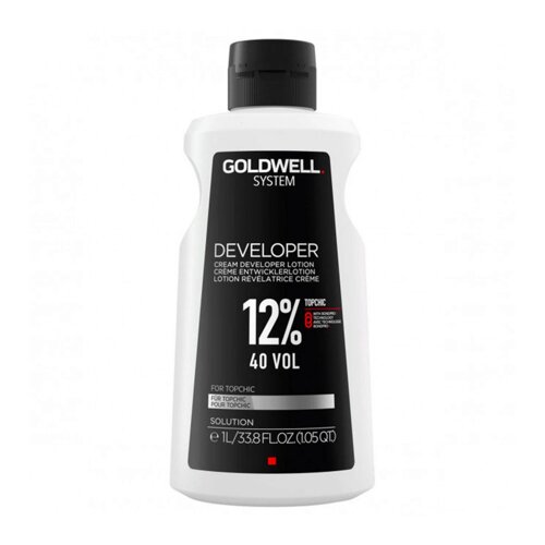 Goldwell System Developer Cream Lotion 12% 40Vol (for Topchic) - Окислитель для краски, 1000мл.