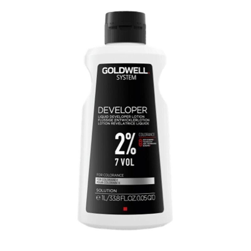 Goldwell System Developer Lotion 2% 7Vol (for Colorance) - Окислитель для краски, 1000мл. от компании Интернет-магазин "Well-cosmetics" - фото 1