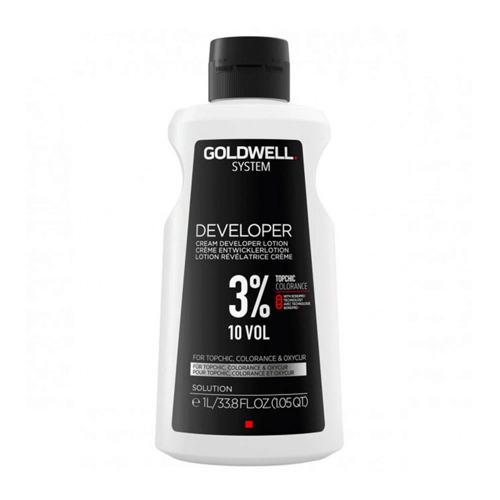 Goldwell System Developer Lotion 3% 10Vol (for Colorance, Topchic, Oxycur) - Окислитель для краски, 1000мл. от компании Интернет-магазин "Well-cosmetics" - фото 1