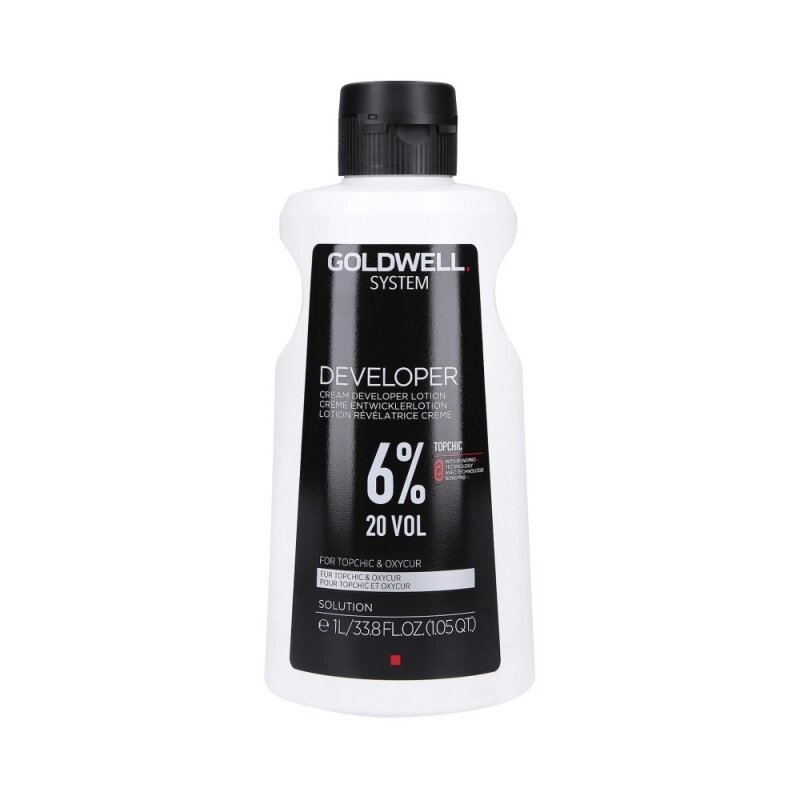 Goldwell System Developer Lotion 6% 20Vol (for Topchic & Oxycur) - Окислитель для краски, 1000мл. от компании Интернет-магазин "Well-cosmetics" - фото 1