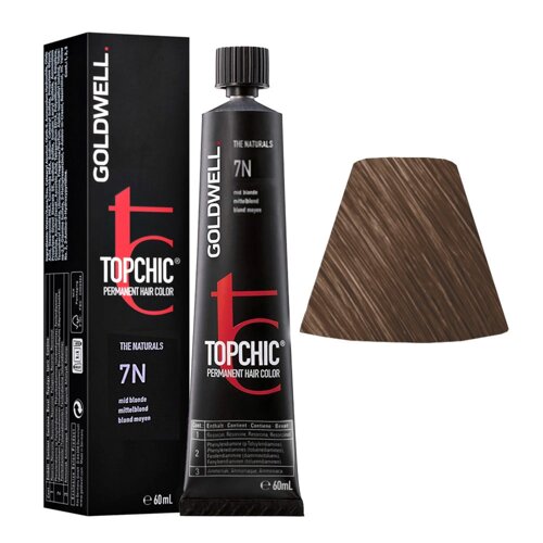 Goldwell Topchic 7N - стойкая крем-краска, 60мл.